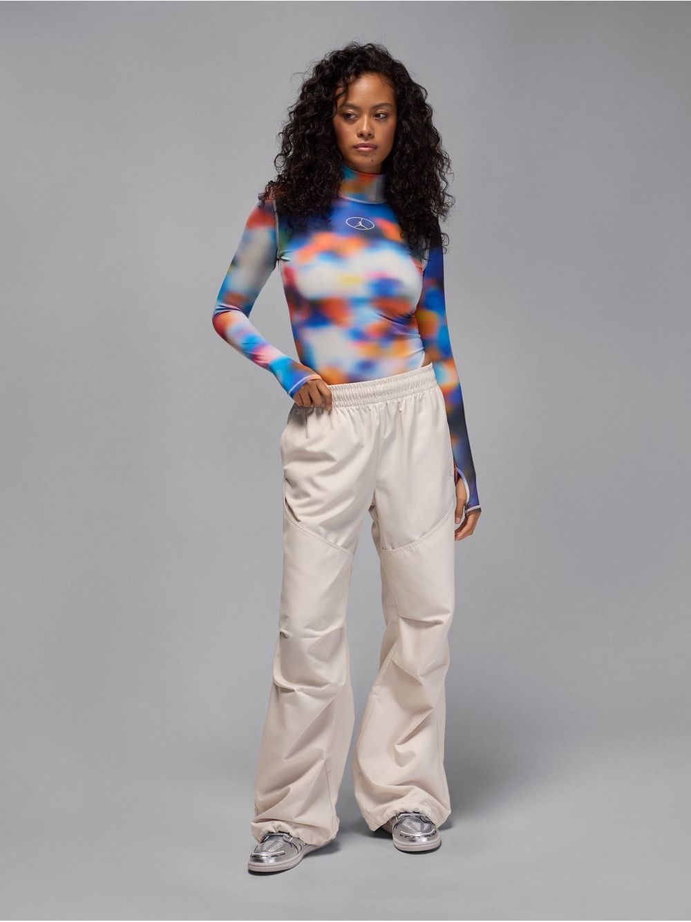 Nike Jordan Flight Mountainside Women’s Printed Long Sleeve Bodysuit S NWOT - Picture 6 of 9
